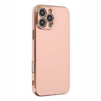 Apple iPhone 16 Pro Kılıf Volet Silikon - Pembe