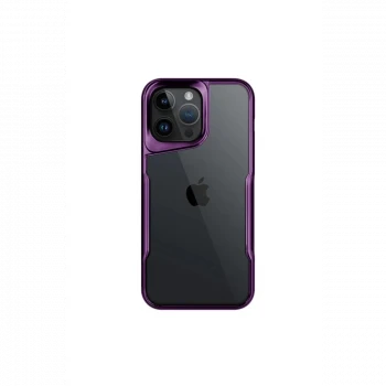 Apple iPhone 16 Pro Max Kılıf Boyi Silikon Kapak - Derin Mor