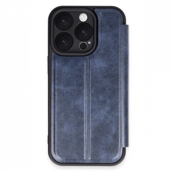 Apple iPhone 16 Pro Max Kılıf Flip Cover - Lacivert