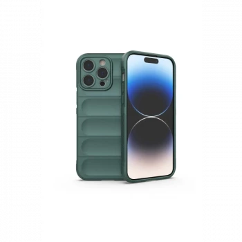 Apple iPhone 16 Pro Max Kılıf Optimum Silikon - Koyu Yeşil