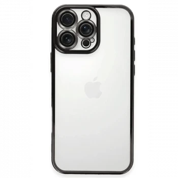 Apple iPhone 16 Pro Max Kılıf Razer Lensli Silikon - Siyah