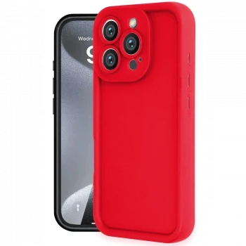 Apple iPhone 16 Pro Max Kılıf Viera Silikon - Kırmızı