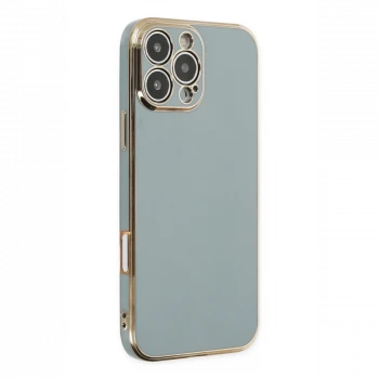 Apple iPhone 16 Pro Max Kılıf Volet Silikon - Açık Yeşil