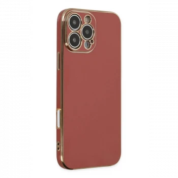 Apple iPhone 16 Pro Max Kılıf Volet Silikon - Kırmızı