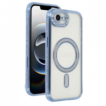 Apple iPhone 16E Joke Simli Magneticsafe Kılıf - Mavi