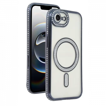 Apple iPhone 16E Joke Simli Magneticsafe Kılıf - Siyah