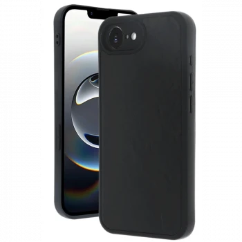Apple iPhone 16E Kılıf Aras Deri Kapak - Siyah