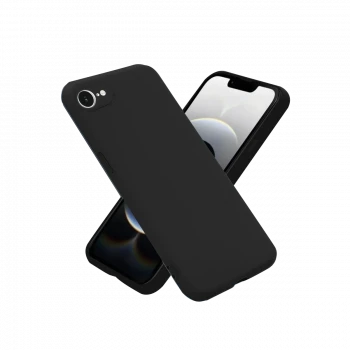 Apple iPhone 16E Kılıf First Silikon - Siyah