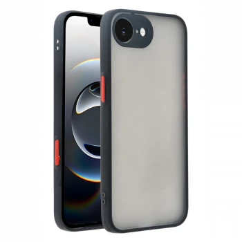 Apple iPhone 16E Kılıf Montreal Silikon Kapak - Siyah