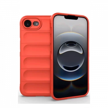 Apple iPhone 16E Kılıf Optimum Silikon - Kırmızı