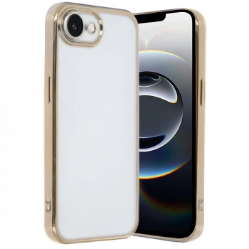 Apple iPhone 16E Kılıf Razer Lensli Silikon - Gold