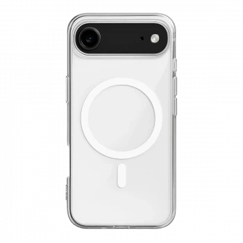 Apple iPhone 17 Air Kılıf Magneticsafe Şeffaf Silikon - Şeffaf