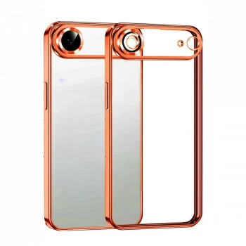Apple iPhone 17 Air Razer Lensli Silikon - Turuncu