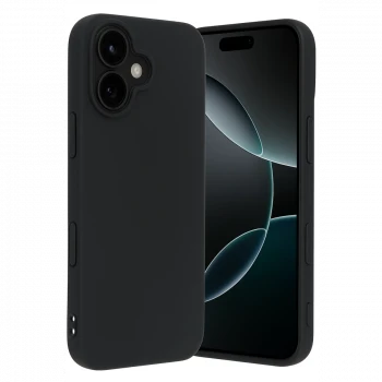 Apple iPhone 17 First Silikon - Siyah