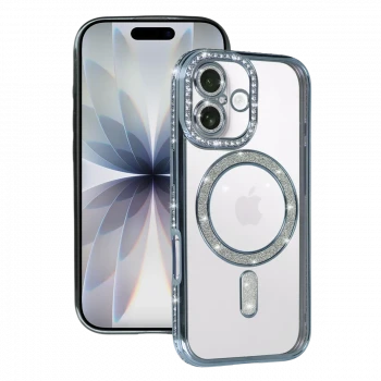 Apple iPhone 17 Joke Simli Magneticsafe Kılıf - Mavi