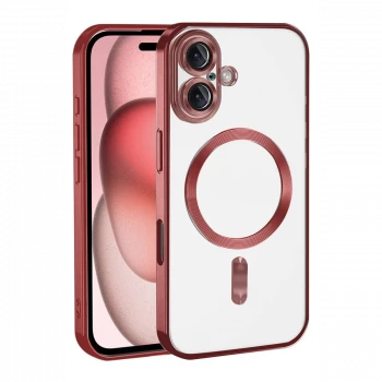 Apple iPhone 17 Kross Magneticsafe Kapak - Kırmızı