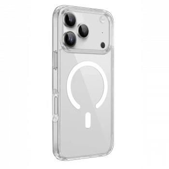 Apple iPhone 17 Pro Kılıf Pc Real Magsafe Kapak - Şeffaf