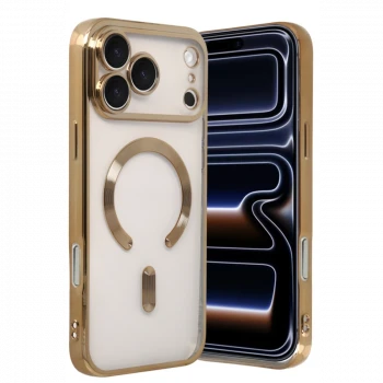 Apple iPhone 17 Pro Kross Magneticsafe Kapak - Gold