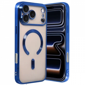 Apple iPhone 17 Pro Kross Magneticsafe Kapak - Lacivert