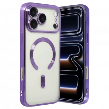 Apple iPhone 17 Pro Kross Magneticsafe Kapak - Mor