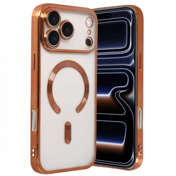 Apple iPhone 17 Pro Kross Magneticsafe Kapak - Turuncu