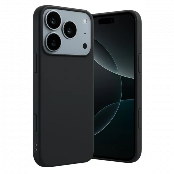 Apple iPhone 17 Pro Max First Silikon - Siyah