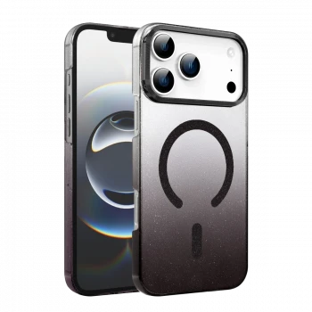 Apple iPhone 17 Pro Max Glossy Magsafe Kapak - Siyah