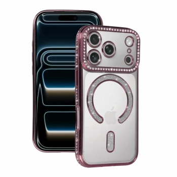 Apple iPhone 17 Pro Max Joke Simli Magneticsafe Kılıf - Pembe