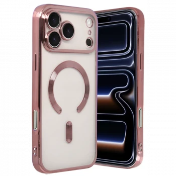 Apple iPhone 17 Pro Max Kross Magneticsafe Kapak - Rose