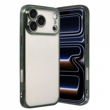 Apple iPhone 17 Pro Max Razer Lensli Silikon - Yeşil