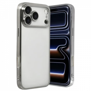 Apple iPhone 17 Pro Razer Lensli Silikon - Gümüş
