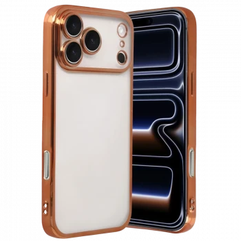 Apple iPhone 17 Pro Razer Lensli Silikon - Turuncu