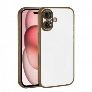 Apple iPhone 17 Razer Lensli Silikon - Çöl Titanyum
