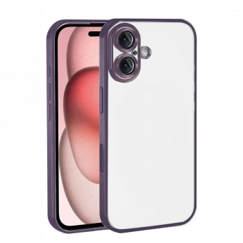 Apple iPhone 17 Razer Lensli Silikon - Mor