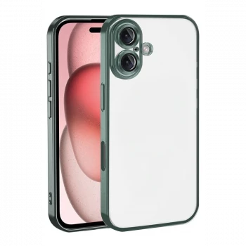 Apple iPhone 17 Razer Lensli Silikon - Yeşil