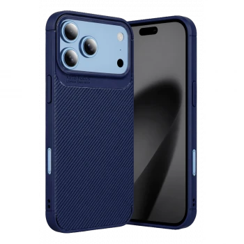 Apple iPhone 18 Pro Max Auto Focus Karbon Kapak - Lacivert