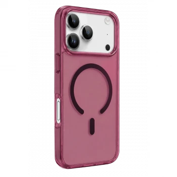 Apple iPhone 18 Pro Pc Real Magsafe Kapak - Bordo