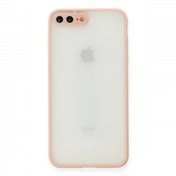 Apple iPhone 7 Plus Kılıf Montreal Silikon Kapak - Pembe