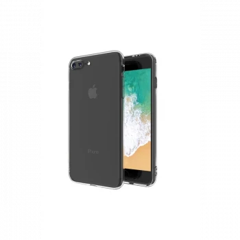 Apple iPhone 8 Plus Kılıf Deluxe 2mm Şeffaf Silikon