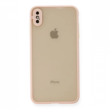 Apple iPhone X Kılıf Montreal Silikon Kapak - Pembe