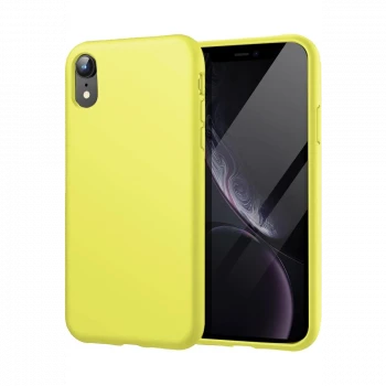 Apple iPhone XR Kılıf First Silikon - Parlak Yeşil