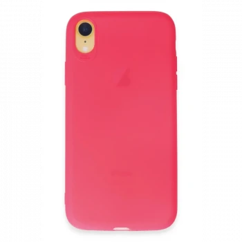 Apple iPhone XR Kılıf First Silikon - Pembe