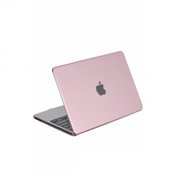 Apple MacBook Neo Şeffaf Macbook Kapak - Pembe