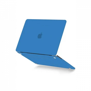 Apple Macbook Pro 13 2020 Macbook Buzlu Kapak - Mavi