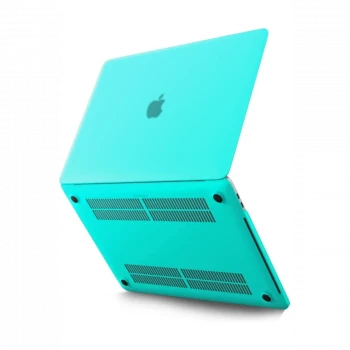 Apple Macbook Pro 13 2020 Macbook Buzlu Kapak - Yeşil