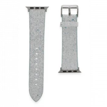 Apple Watch 38mm Starry Taşlı Kordon - Mavi