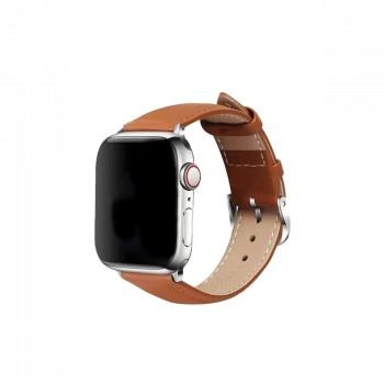 Apple Watch 42mm NL26 Deri Kordon - Taba