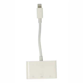 APR23 Iphone Otg 3in1 - Beyaz
