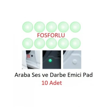 Araba Kapı Darbe Emici Stoper Ses Gürültü Önleyici 10'lu Fosforlu