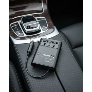 Araçta 220V Kullanım Sağlayan USB Destekli Güç İnvertörü